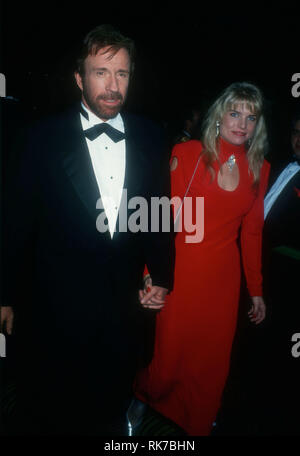 LAS VEGAS, NV - JANUARY 1: Actor Chuck Norris attends 'An Evening with Barbra Streisand' concert on January 1, 1994 at MGM Grand Garden in Las Vegas, Nevada. Photo by Barry King/Alamy Stock Photo Stock Photo