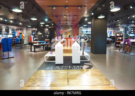 KUALA LUMPUR MALAYSIA MAY 09 2016 Nike store in Suria KLCC. Suria KLCC is a shopping mall is located in the Kuala Lumpur City Centre district. It Stock Photo Alamy