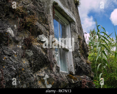 Image of window in old brick wall Stock Photo