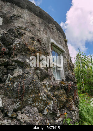 Image of window in old brick wall Stock Photo