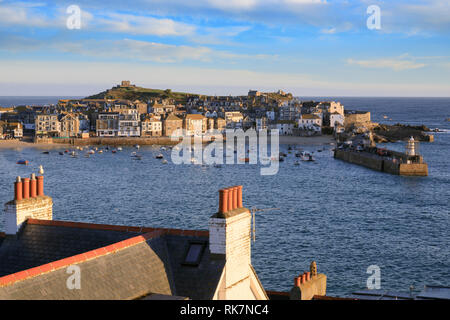 St Ives in Cornwall. Stock Photo