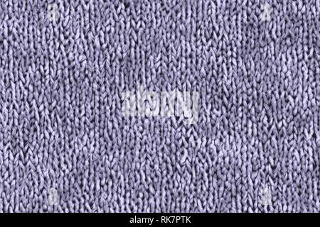 Texture of knitted wool or black and grey cotton sweater Stock Photo