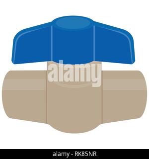 Vector pipe of water tube industry gas valve construction and oil industrial plumbing Stock Vector