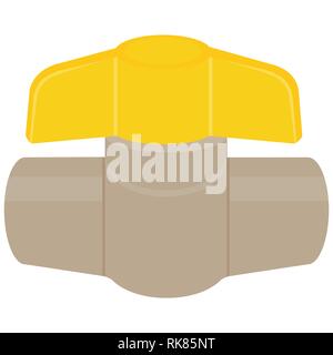 Vector pipe of water tube industry gas valve construction and oil industrial plumbing Stock Vector