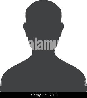 male profile silhouette icon Stock Vector Image & Art - Alamy