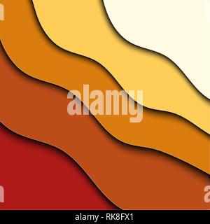 Colorful contrast corporate waves background. Vector design Stock Vector