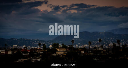 View from Rueben Ingold Park - Los Angeles Stock Photo