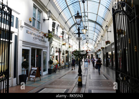 Westbourne Victorian Shopping Arcade in Bournemouth, England, UK Stock Photo