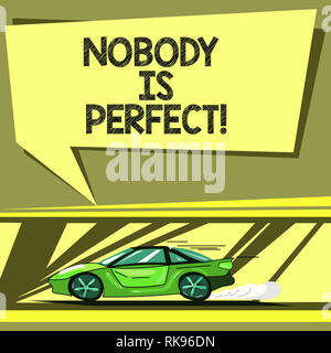 Nobody is perfect essay