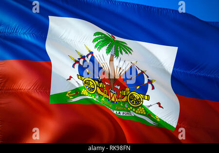 Download wallpapers Haitian flag, 4k, silk wavy flags, North American  countries, national symbols, Flag of Haiti, fabric flags, Haiti flag, 3D  art, Haiti, North America, Haiti 3D flag for desktop with resolution