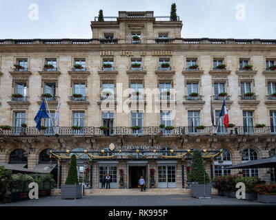 Grand Hotel de Bordeaux, Bordeaux, Gironde, Aquitaine, France, Europe Stock Photo