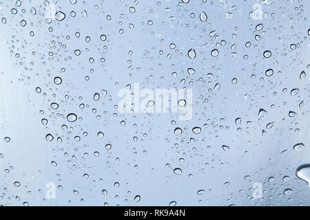Rain drops on a window Stock Photo