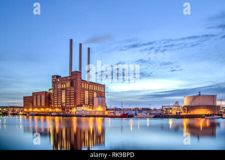 Svanemolle Power Plant in Copenhagen, Denmark Stock Photo