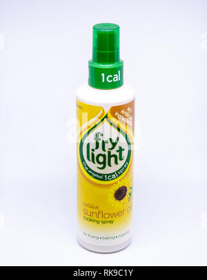 Fry Light low calorie cooking spray Stock Photo