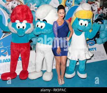 28th July 2013 - The Smurfs 2, Gala Screening, Vue Cinema, Leicester Square, London Photo Shows: Maria Kouka Stock Photo