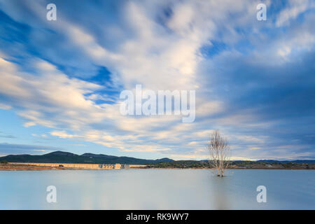 Sunrise at Bellus swamp, Comunidad Valenciana, Spain, Europe Stock Photo