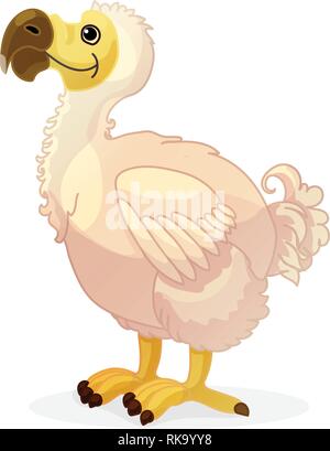 cartoon dodo bird holding a paint brush cartoon dodo bird holding a paint brush