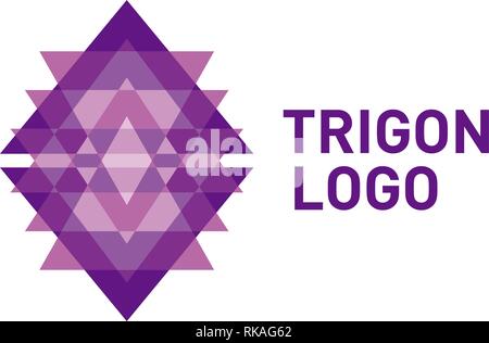 Triangle logo icon. Stock Vector