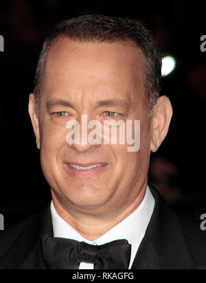 57th BFI London Film Festival - 'Captain Phillips' - Opening Film Gala - Red Carpet Arrivals Tom Hanks Stock Photo