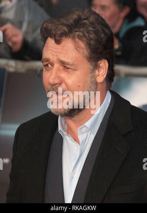 Jun 12, 2013 - London, England, UK - Man of Steel European Premiere, Empire, Leicester Square  Photo Shows: Russell Crowe Stock Photo