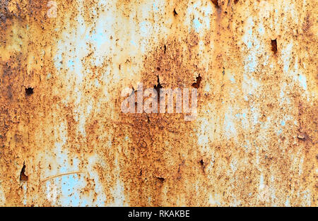 old grunge rusty metal sheet texture background Stock Photo