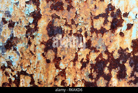 old grunge rusty metal sheet texture background Stock Photo