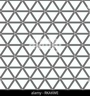 Abstract geometric pattern of triangles. Modern stylish texture. Repeating geometric tiles. Fashion design. Symmetric composition of triangles. Vector Stock Vector