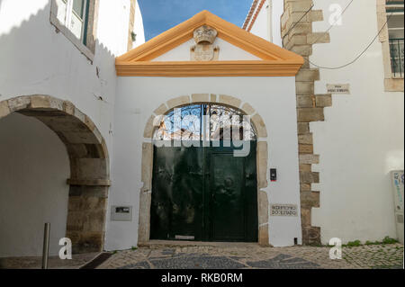 Inside The Govenors House In The Castle Of Lagos The Algarve Portugal Stock Photo