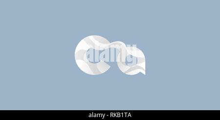 Calcium Ca chemical element Stock Vector