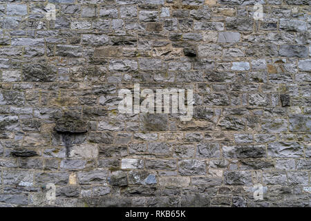 Grungy large stone wall - high quality texture / background Stock Photo
