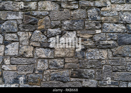 Grungy large stone wall - high quality texture / background Stock Photo
