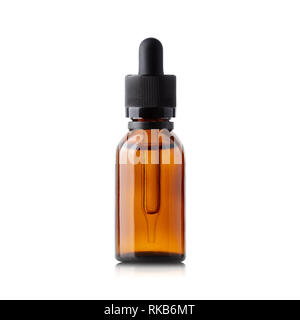 Vape glass brown bottle Stock Photo