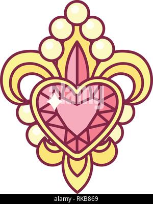 Fleur De Lys Symbol Cartoon Colored Clipart Stock Vector Image & Art 