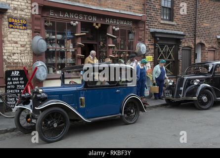 The 1940's weekend at the Black Country Living Museum in Dudley, West Midlands, England, UK Stock Photo