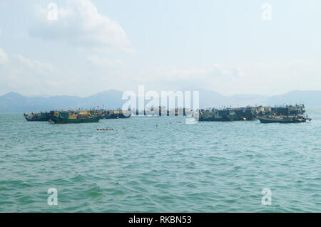 Shenzhen, China: the sea scenery of shekou port Stock Photo