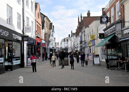 Horsham West Sussex England UK - Historic market town centre Stock ...