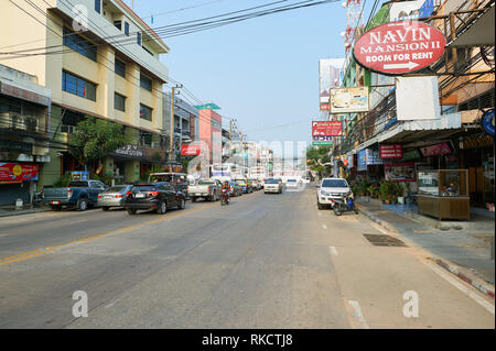 PATTAYA, THAILAND - CIRCA FEBRUARY, 2016: Pattaya at daytime. Pattaya is a resort city in Thailand. Stock Photo