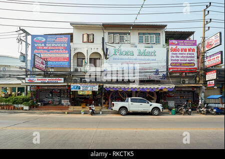 PATTAYA, THAILAND - CIRCA FEBRUARY, 2016: Pattaya at daytime. Pattaya is a resort city in Thailand. Stock Photo