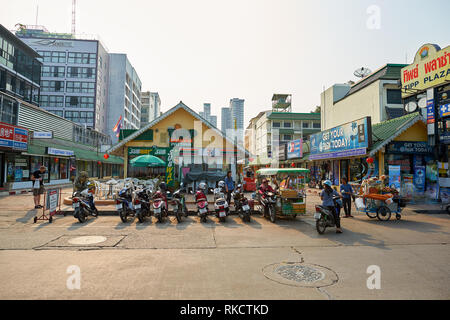 PATTAYA, THAILAND - CIRCA FEBRUARY, 2016: Pattaya at daytime. Pattaya is a resort city in Thailand. Stock Photo