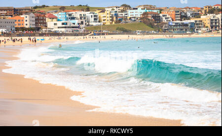 Bondi Beach in summer in Sydney, Australia. Stock Photo