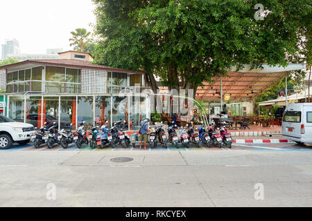 PATTAYA, THAILAND - CIRCA FEBRUARY, 2016: Pattaya at daytime. Pattaya is a resort city in Thailand. Stock Photo