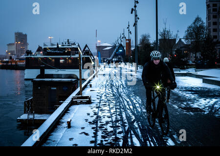 cycling to work in winter