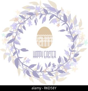 Easter vector composition. Isolated from the background. Eps 10 Stock Vector