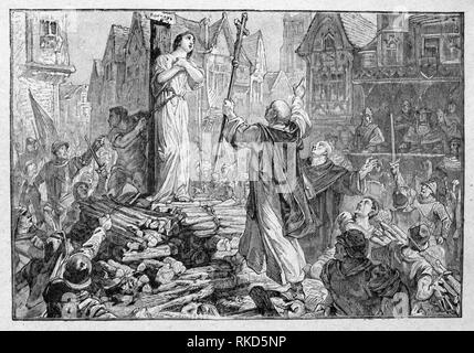 'execution Of Joan Of Arc', (30 May 1431), 1890. Creator: Unknown Stock 