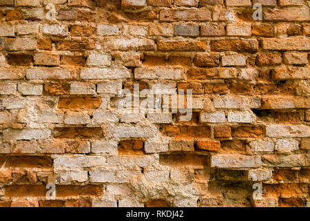 Old red brick wall Stock Photo