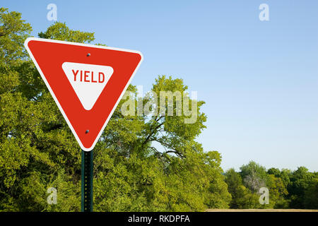 Yield Sign Stock Photo