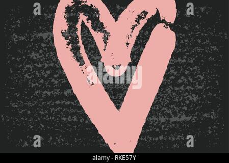 Abstract pink background. Textured paper for Valentine post card. Stock Vector