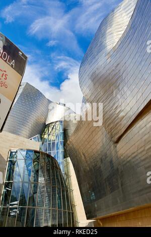 Guggenheim Museum, Bilbao, Bizkaia, Basque Country, Spain, Europe