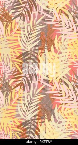 Abstract palm leaf background Stock Vector