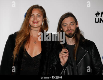 Los Angeles, California, USA. 10th Feb, 2019. Jennifer Akerman and Tom Payne attends Universal Music Group's 2019 After Party at The ROW DTLA on February 9, 2019 in Los Angeles, California. Photo: CraSH/imageSPACE Credit: MediaPunch Inc/Alamy Live News Stock Photo